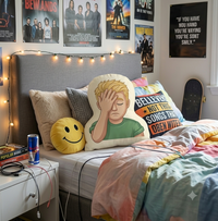 Facepalm Emoji Shaped Decorative Pillow