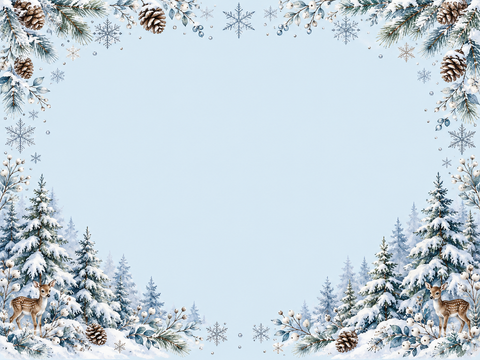 Winter Woodland pillow